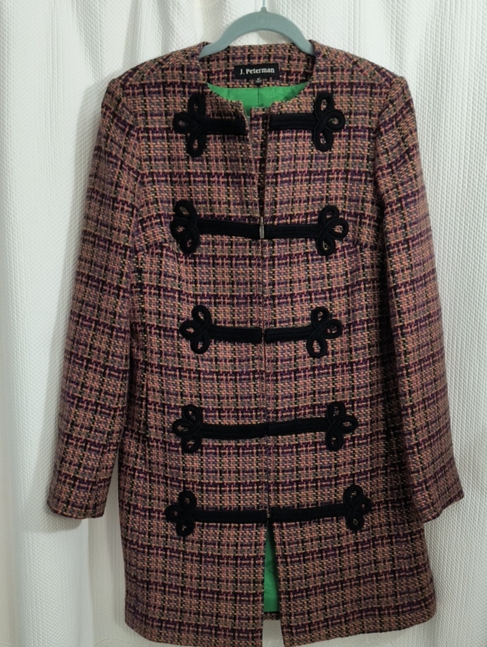 J. Peterman Tweed Coat Vintage Women's